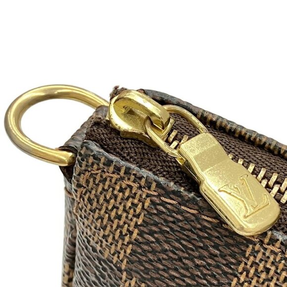 LOUIS VUITTON Brown Damier Pouch - Picture 8 of 10